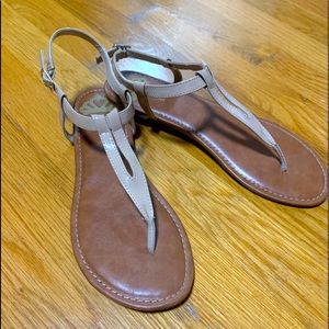 Fergalicious Nude Sandals size 8